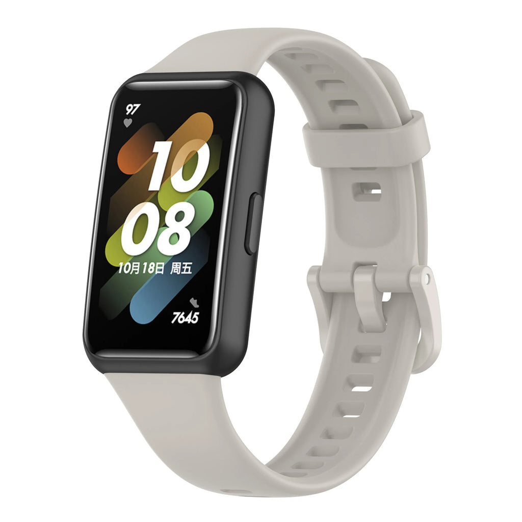 Silicone Band for Huawei Band 7 Strap 45mm Correa Bracelet Huawei Band Series 7 45mm Strap Watch Protective Accessories