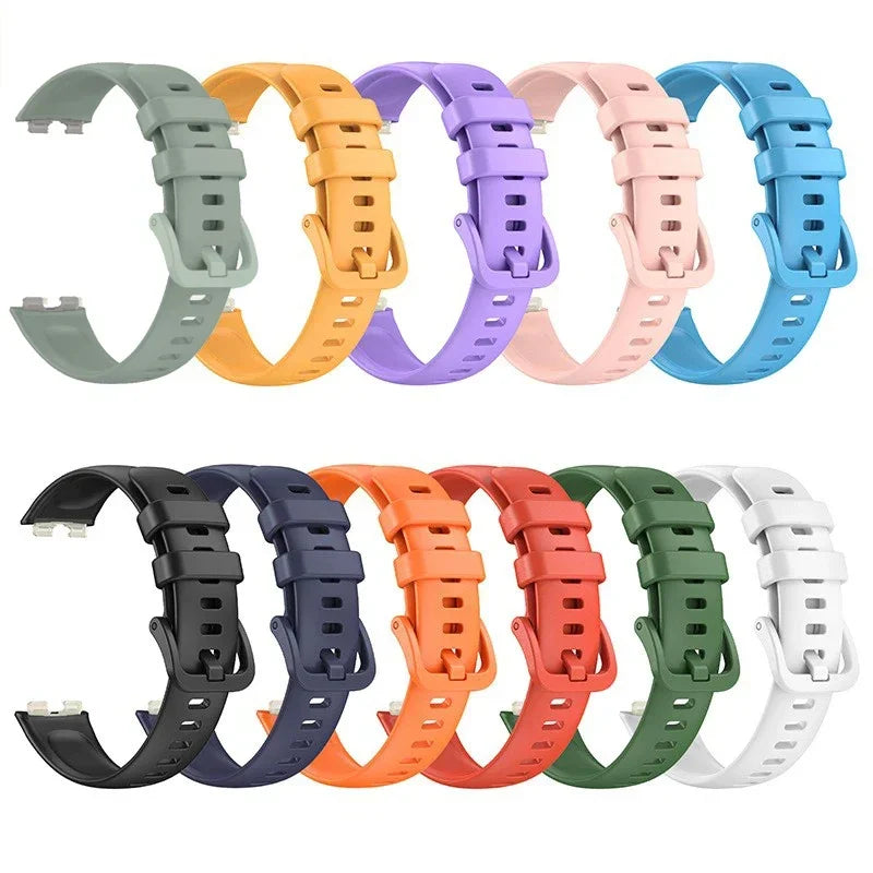 Watchbands for Huawei Band 8-NFC Replacement Wristband Soft Silicone bands Sport Bracelet on Smart Band8 Watch strap Accessories