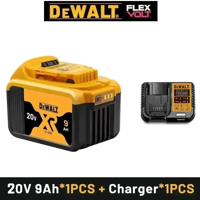 Original for DEWALT 20V/60V battery DCB606 DCB609 DCB182 DCB205 DCB206 DCB209 power tool 18V battery 6Ah 9Ah battery.