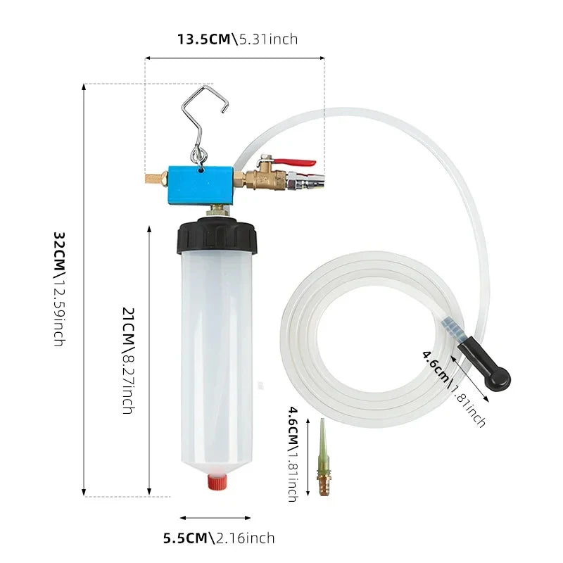 Car Brake Fluid Oil Change Tool Hydraulic Clutch Oil Pump Oil Bleeder Empty Exchange Drained Tool Kits