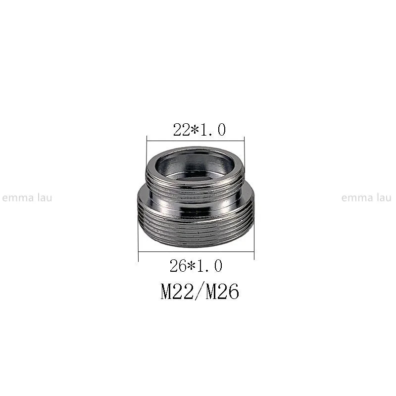 16 17 18 20 21 22 23 24 25 30mm Turn 22 Faucet Aerator Adapter Water Purifier Fittings Brass Kitchen Faucet Plumbing Accessories