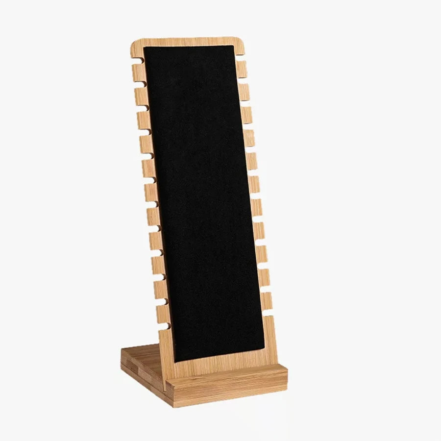 1PC, Bamboo Vertical Jewelry Necklace Display Stand, Suitable for Jewelry Display Sales and Family Necklace Display.