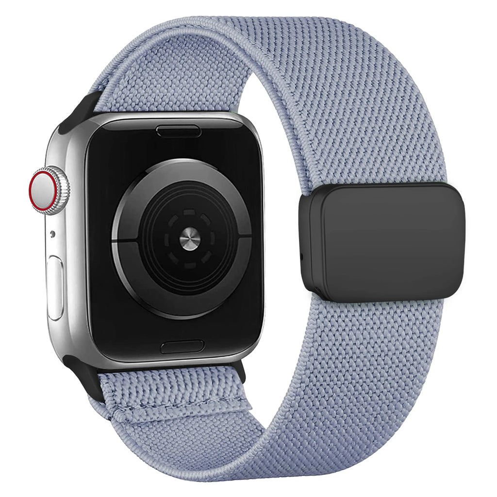 Magnetic Loop For Apple Watch Band 40mm 44mm 45mm 49mm 41mm 38mm Nylon sport bracelet iwatch ultra 3 2 Series 11 10 9 8 se strap