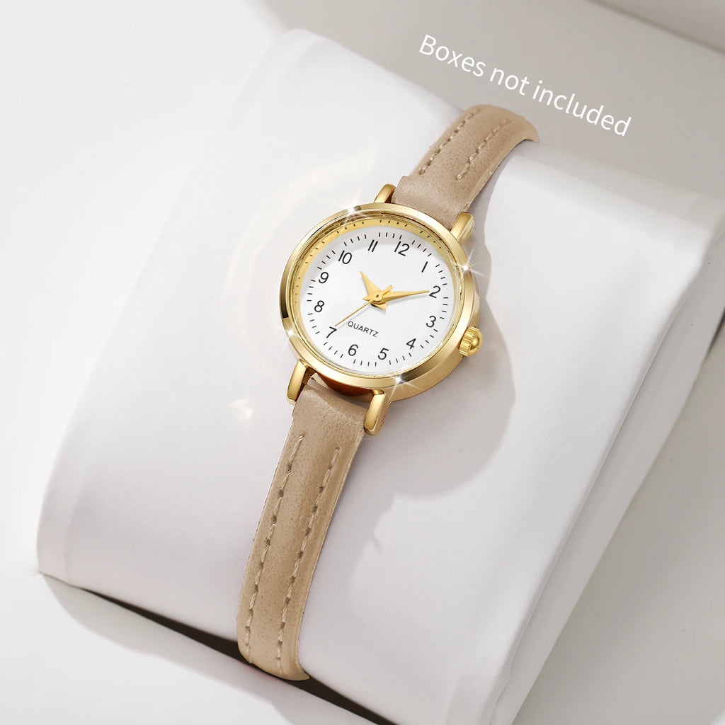 Women Watches Fashion Small Roma Dial Ladies Leather Band Quartz Watch Reloj Mujer Girls Clock Gift