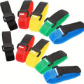 10/20pcs Fishing Rod Tie Holder Strap Suspender Fastener Hook Loop Ties Belt Fishing Rod Strapping Wrap Band Outdoor Fish Tool