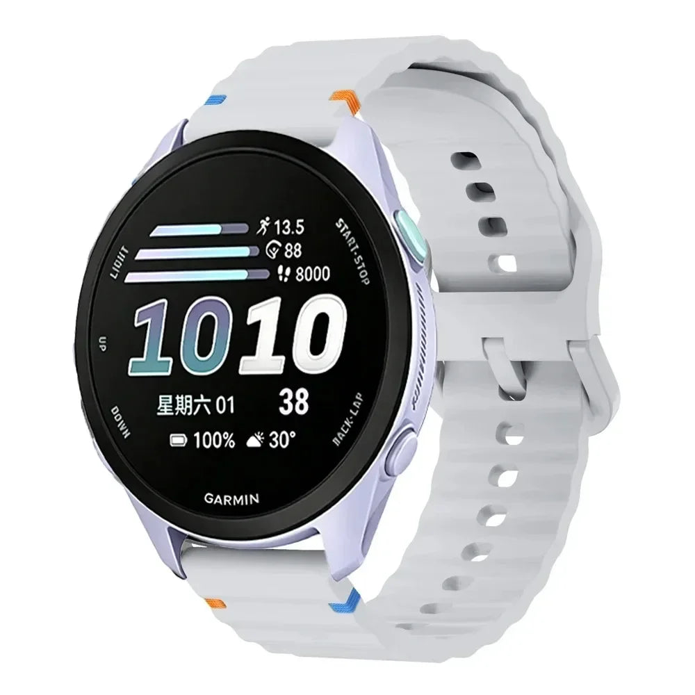 18/20/22mm Silicone Band for Garmin Forerunner 70 170 965 265 55 165 970 570 47/42mm Strap Garmin Venu 4 45/41mm Active 6 Correa