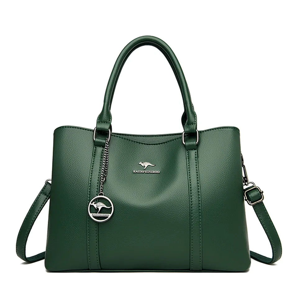Genuine Brand Luxury Designer Women Bags High Quality Leather Shoulder Crossbody Messenger Tote Bag Large Handbag Purses