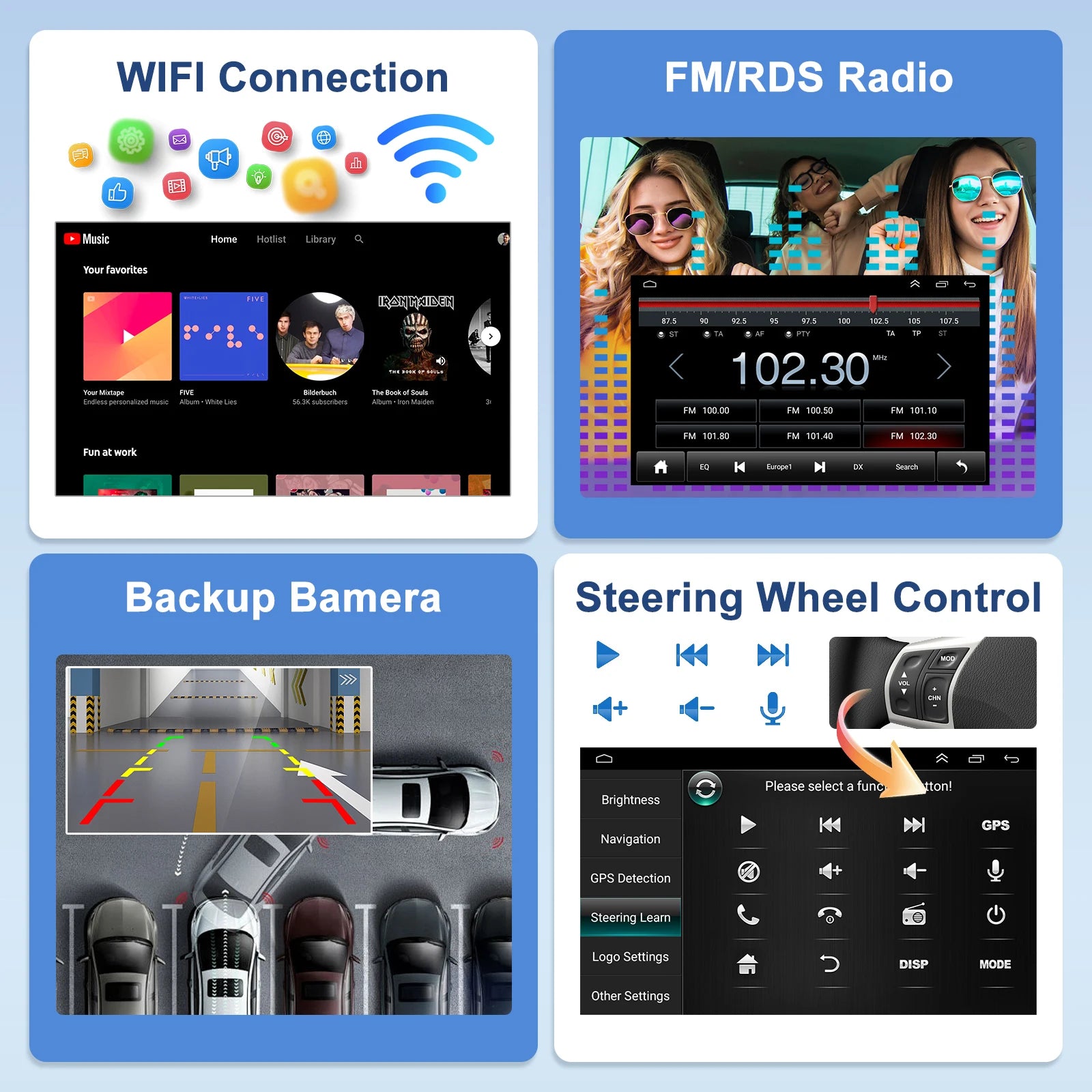4Core 4+64G 9''Car Stereo Radio Multimedia Video Player GPS for Honda Odyssey EX-L 2011-2017 Android15 Carplay Auto WIFI