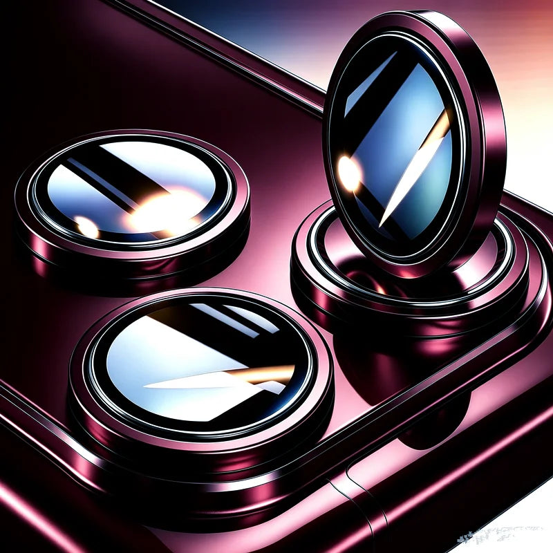3D Metal Lens Protector Glass For iPhone Duo 18 Pro 18 Pro Max 17 Alloy Back Camera Ring Cover For iPhone 17 Pro 16 Pro Max Lens