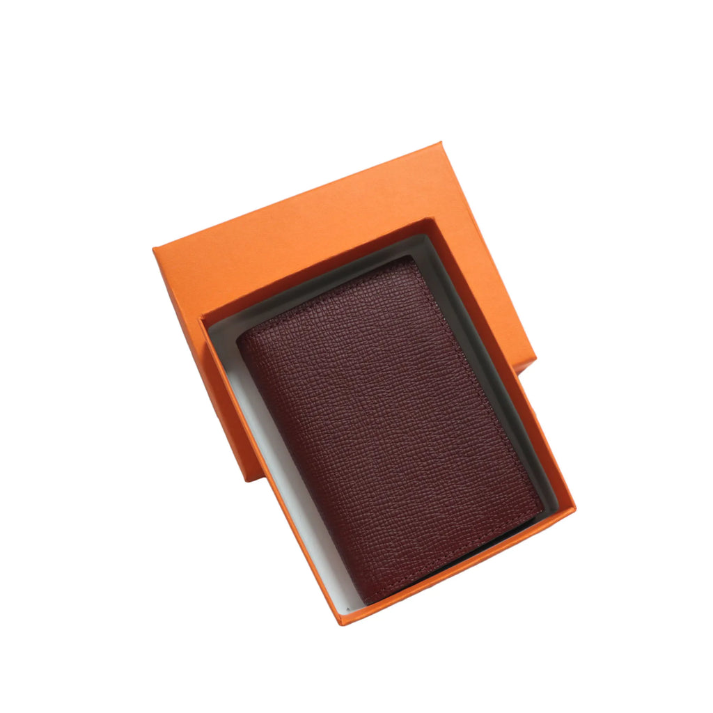 Genuine Leather Credit Card Holder for Women And Men with Free Embossing Personalized High-Quality Protective Bank Card Case