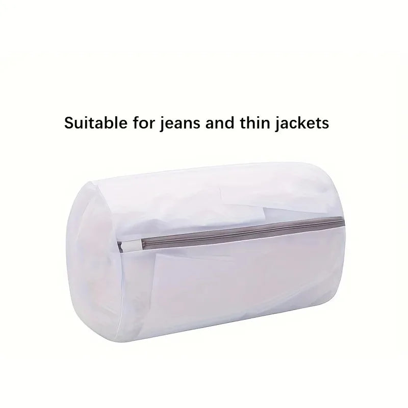 1/2pcs Durable Mesh Shoe Washing Bag with Zipper Closure for Sneakers Running Shoes Socks Bras -  Organized Laundry Storage