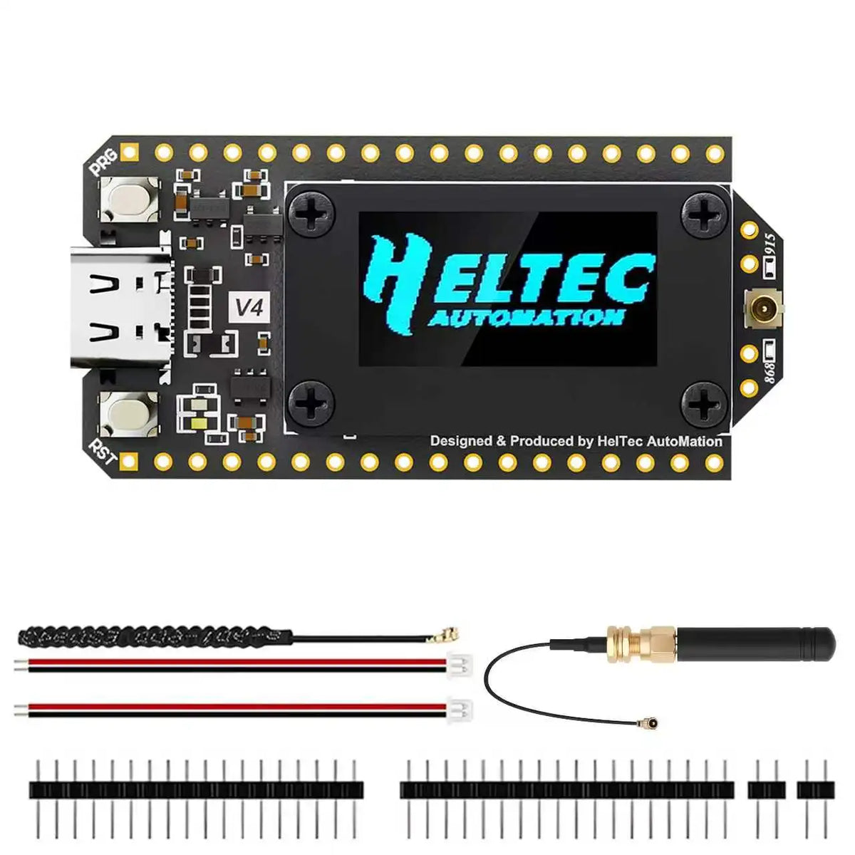 Heltec V3/V4 WiFi LoRa 32 868MHz Development Board With Dual Antenna Meshtastic  Bluetooth For Meshcore  Arduino PlatformIO