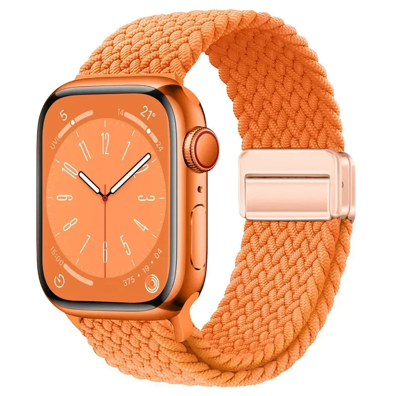 Nylon strap For Apple watch 11 10 42mm 46mm 9 8 7 45mm 41mm Ultra 3/2/1 49mm Magnetic wristband For iWatch 6 5 4 3 SE 44mm 40mm