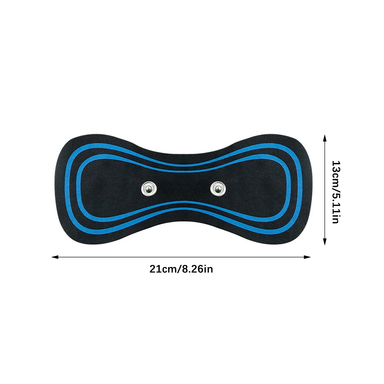 Portable LCD Neck Massager Pad Washable Back Lumbar Fatigue Relief Device