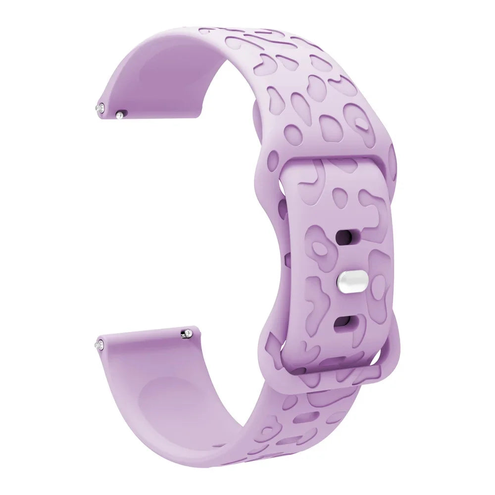 18mm 20mm 22mm Leopard Bracelet for Garmin Venu 3S Band Venu 2S Correa Active 5 Bands Garmin Forerunner 265 Band 265S 255S 255