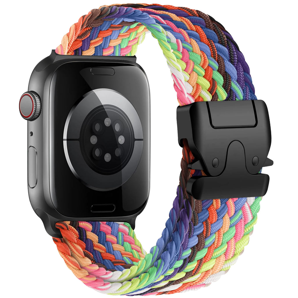 Strap For Apple Watch bands ultra2 3 49mm 40mm 44mm 46mm 42mm 45mm Parachute braided Bracelet correas IWatch Series SE 9 8 10 11