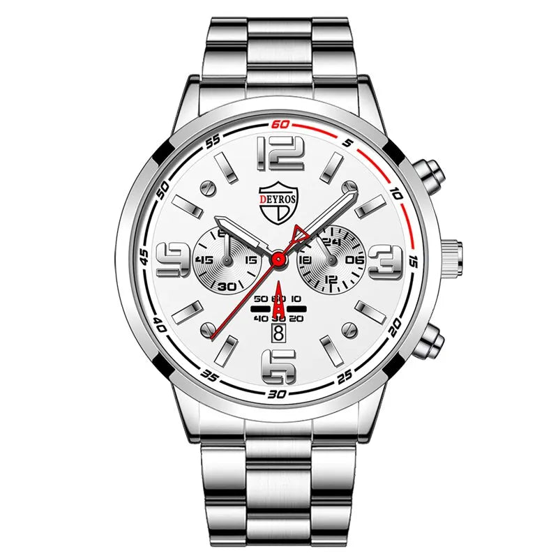 2023 Luxury Fashion Mens Calendar Watches Men Business Watch Male Quartz Wrist Watch Luminous Clock Reloj Hombre