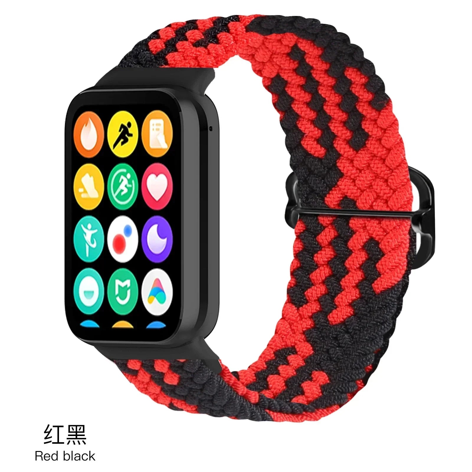Nylon Strap for Xiaomi Mi Band 9/8 Pro Breathable Replaceable Bracelet Wristband Correa Redmi Watch 4/5/6 Watchband Accessories