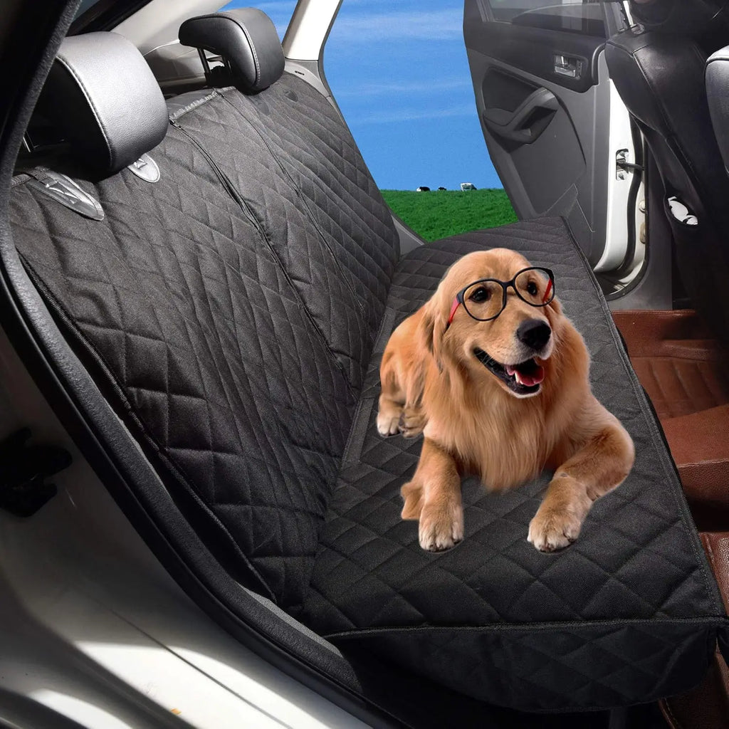 Dog Seat Cover for Cars, Waterproof Bench Seat Protector Nonslip Soft Pet Back Seat Cover for Trucks SUV
