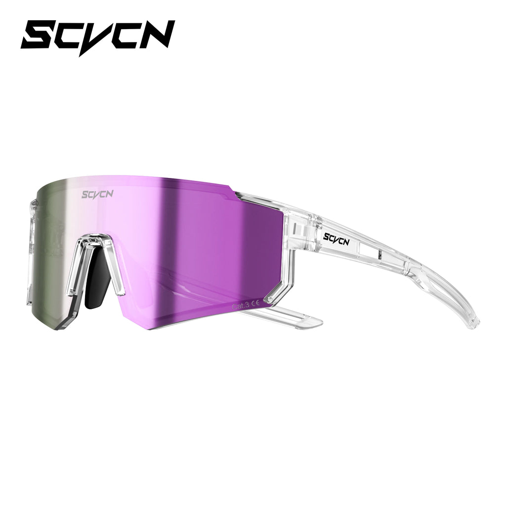 SCVCN New Outdoor Sport Cycling Sunglasses MTB Bike Cycling Hiking Eyewear Running Ultralight Men Women Pickleball UV400 Glasses