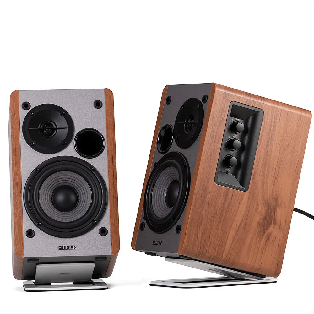 2pcs Desktop Speaker Stands for Medium Bookshelf Speakers & Mid-Size 3”-4” for Edifier R1280DB R1280T Desk Setup Supplies