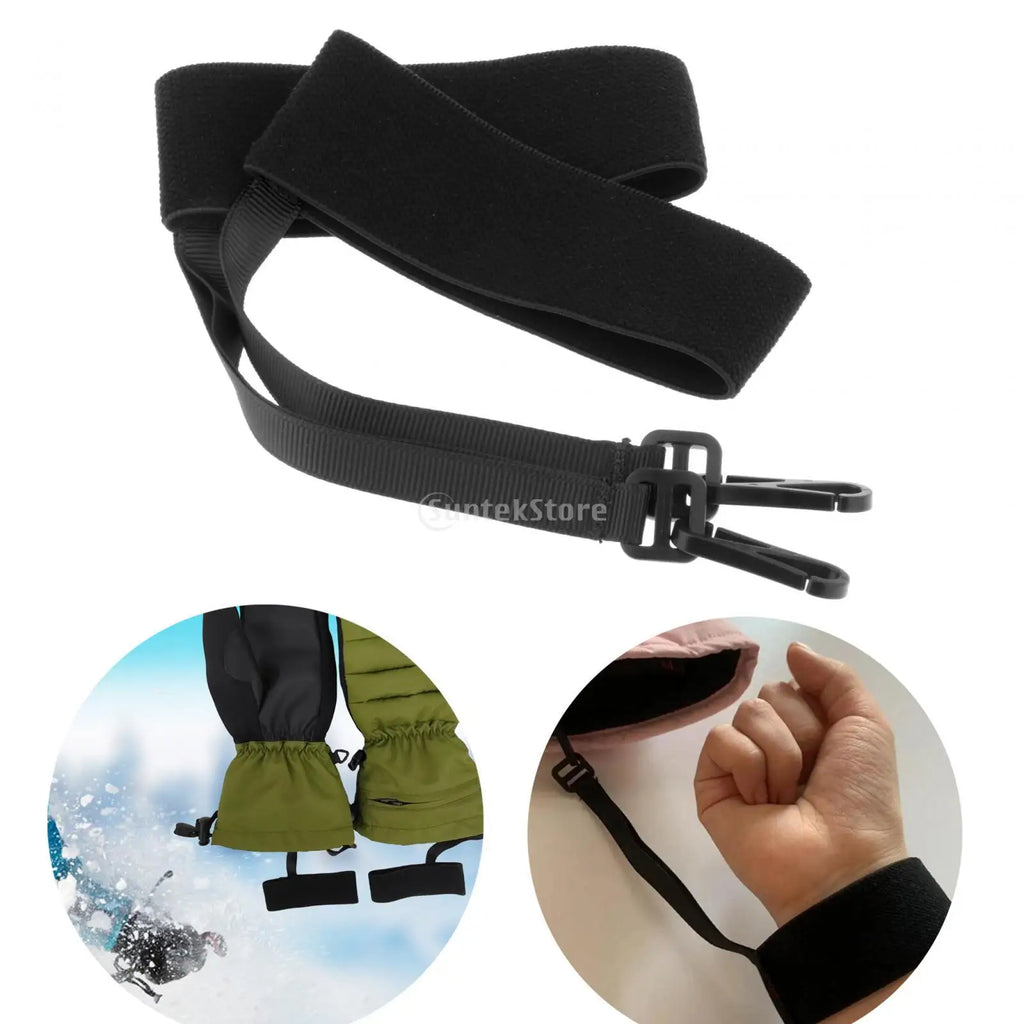 Snowboard Winter Ski Gloves Safety Strap Adult Sport Glove Strap Ski Glove Wrist Strap Mitten Handcuff Straps