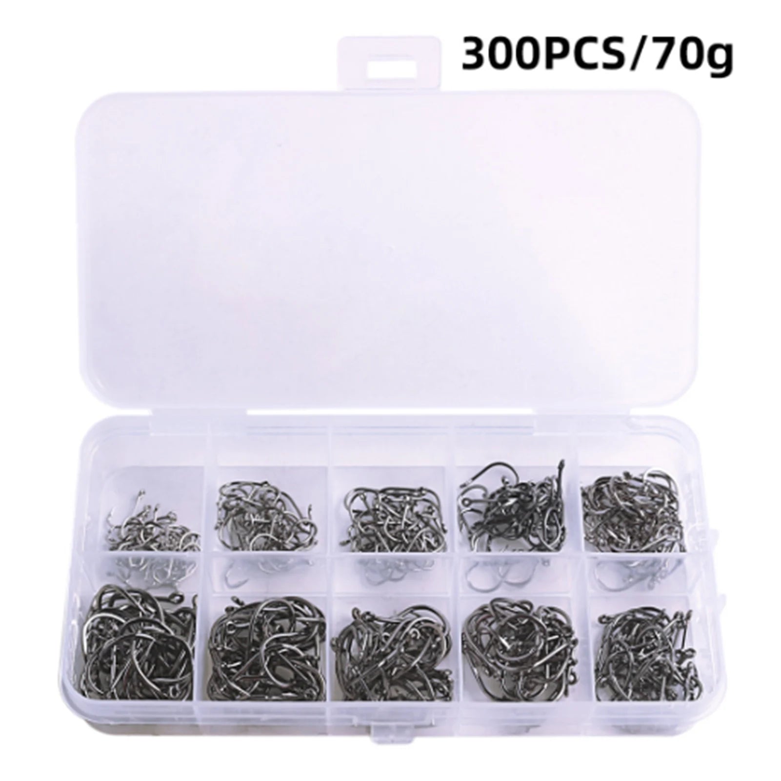 High Carbon Steel Fish Hook Iron Barbed Hooks For Saltwater Freshwater