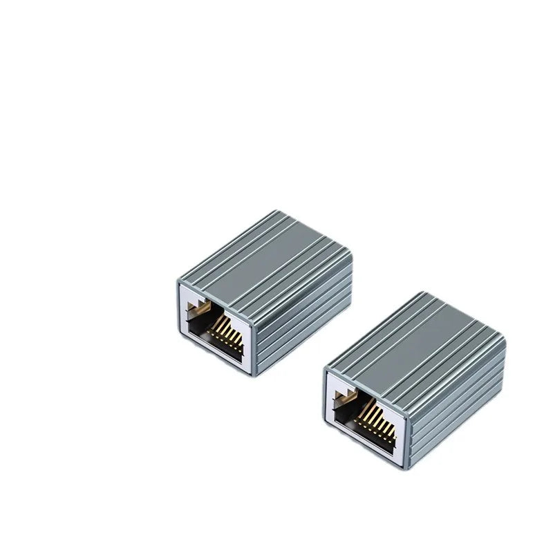 10Gbps RJ45 Connector Metal Case Network Extender Extension for Cat8 Cat7 Cat6 Female to Female Adapter Gigabit Ethernet Cable