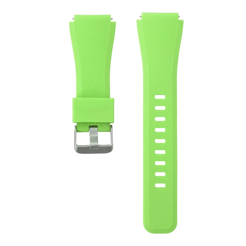 20MM 22MM Silicone Strap for Samsung Galaxy Watch 4 5 6 7 44mm 40mm 5 Pro Classic 42 46mm 43 47mm Band Active 2 Gear S3 Bracelet