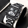 LIGE 2023 NEW Luxury Brand Men Watch Military Digital Watches Sport Wristwatch Mens Waterproof Clock Male Relogio Masculino