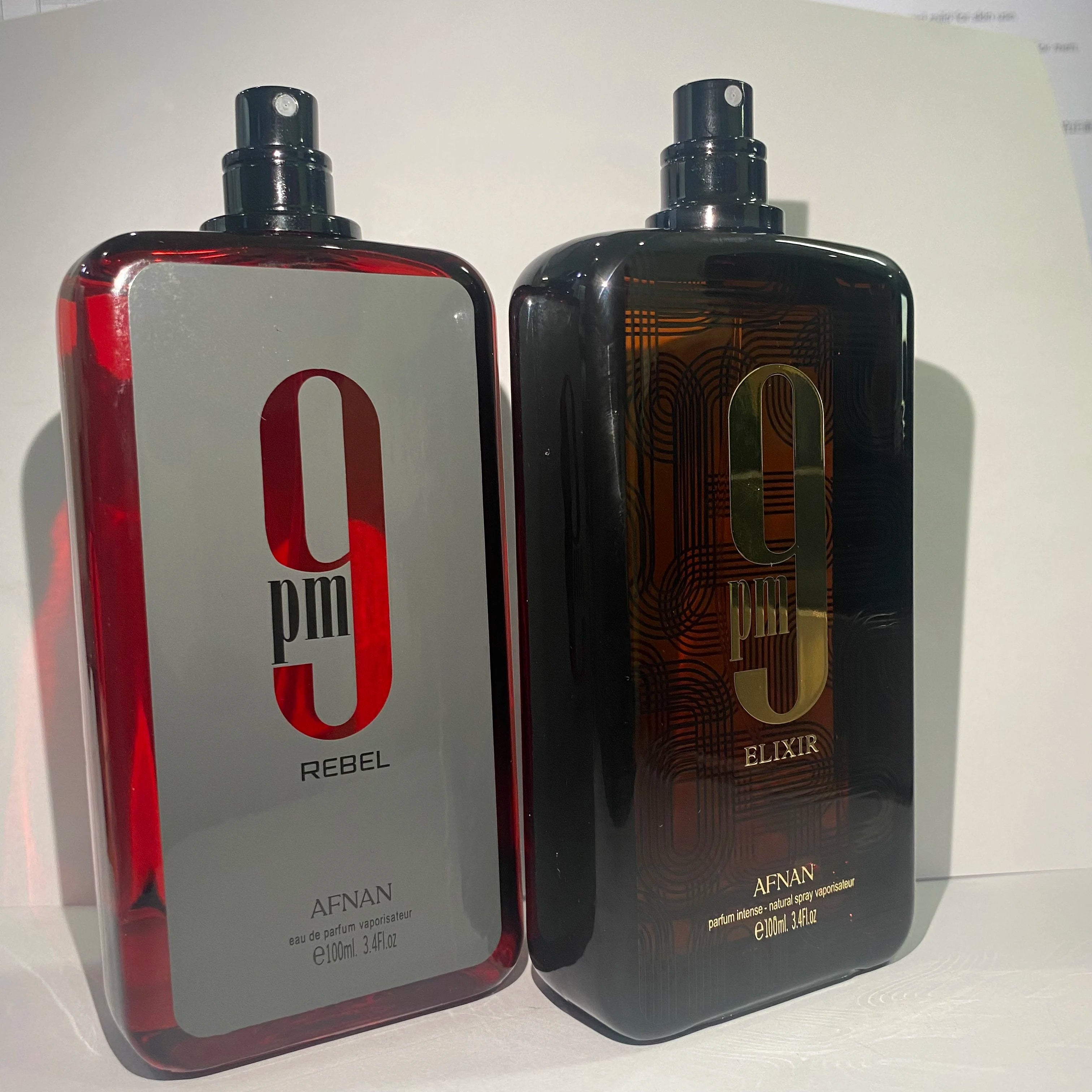 Afnan 9PM Rebel & Elixir Set 100ml Spicy Woody Men's Perfume Gift for Evening Social Occasions
