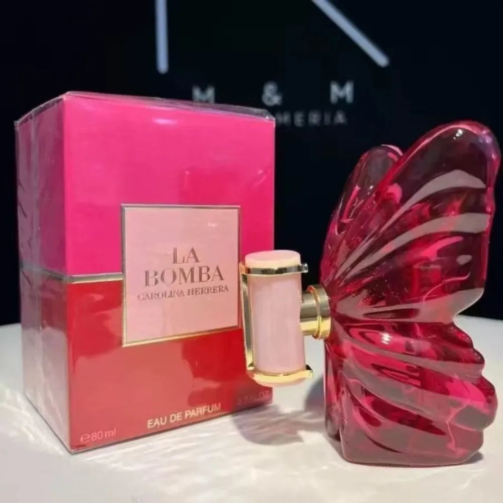 Carolina Herrera La Bomba Eau de Parfum Spray for Women 2.7oz Long Lasting Luxury Feminine Fragrance Daily Dating Perfume Gift