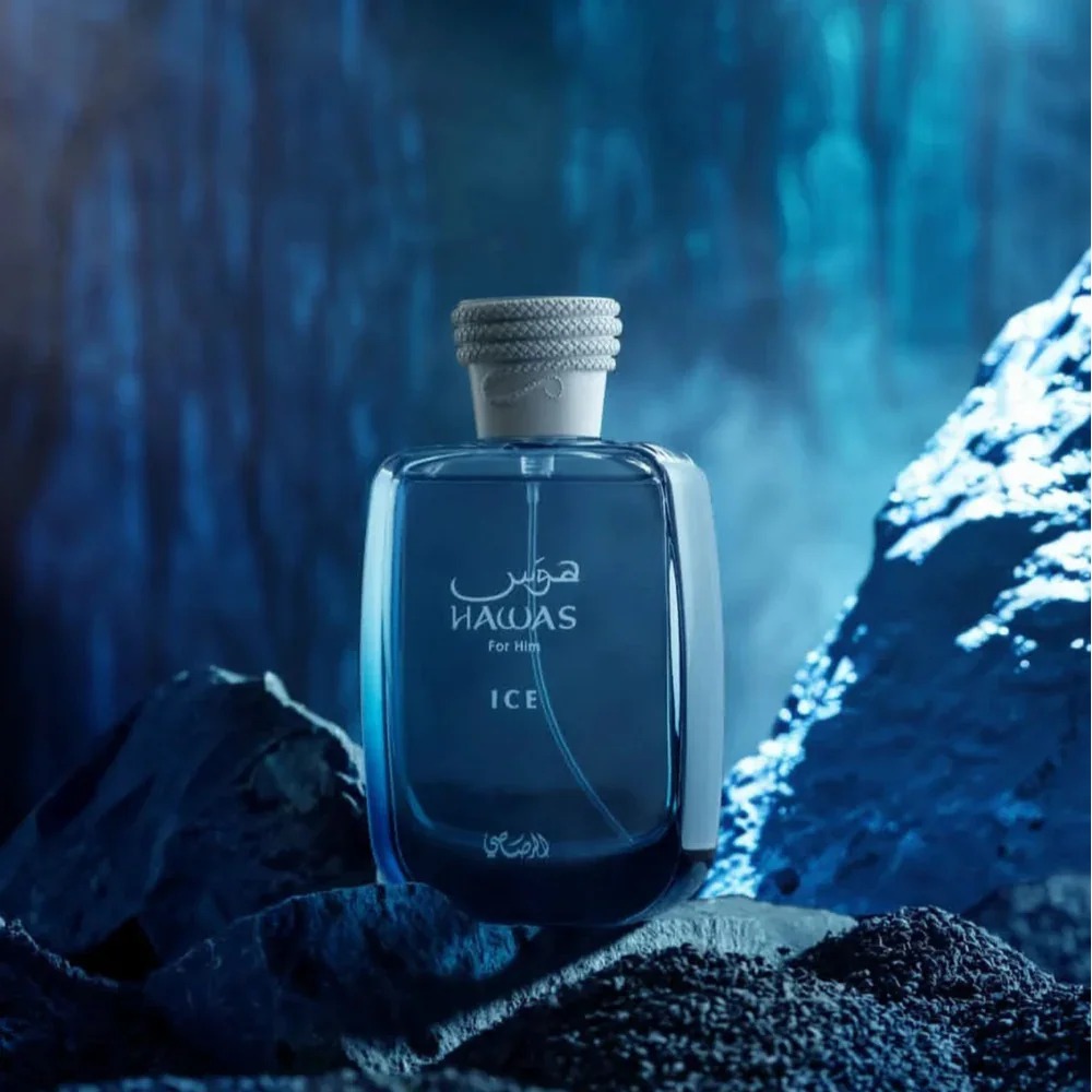 Hawas Ice for Men Eau de Parfum, 100ml(3.4 Oz), Premium Arabian Fragrance