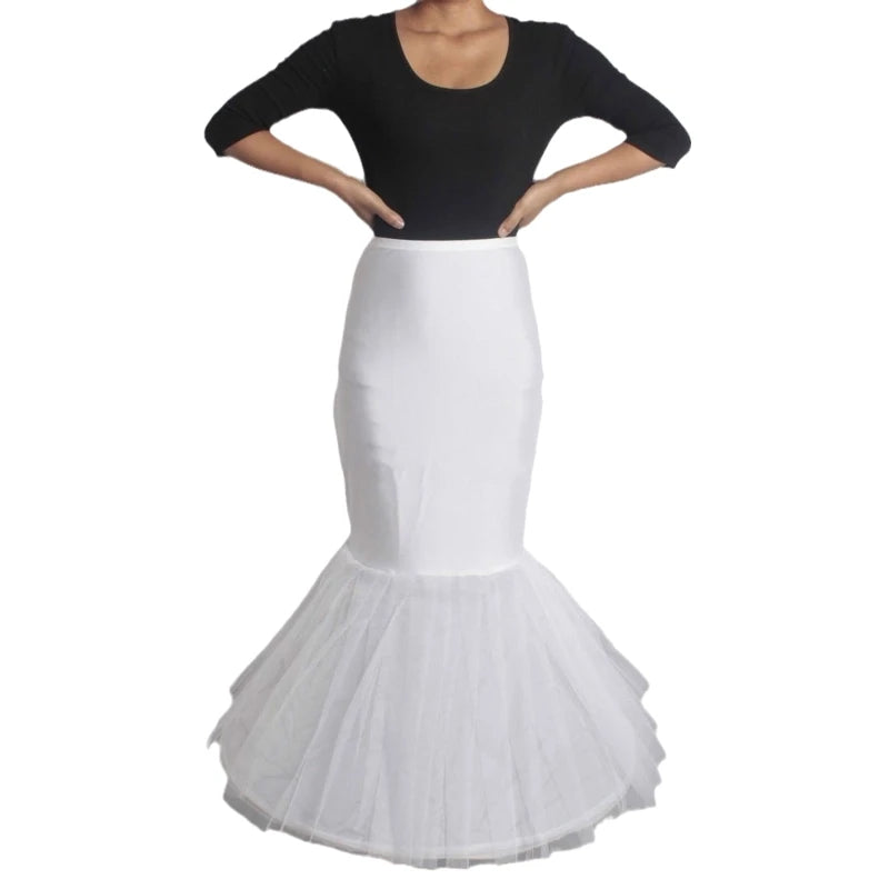 Petticoat Crinoline Slips Hoop Skirt Vintage Underskirt for Gown Dress