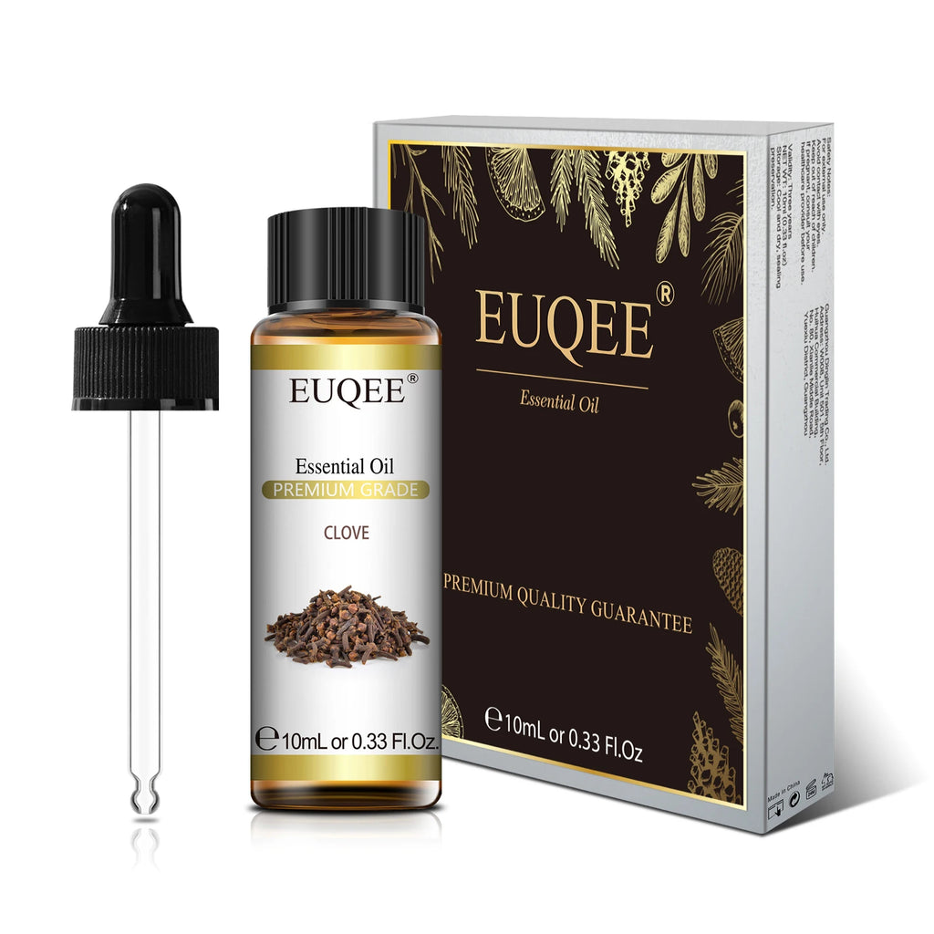 EUQEE 10ml Oregano Vetiver Essential Oil For Humidifier Candle Making Myrrh Ginger Helichrysum Lemon  Rose Eucalyptus Aroma Oils