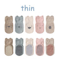 5 Pairs Infant Newborn Baby Anti-Slip Socks For Girls and Boys Accessories Toddler Cute Cartoon Floor Stockings