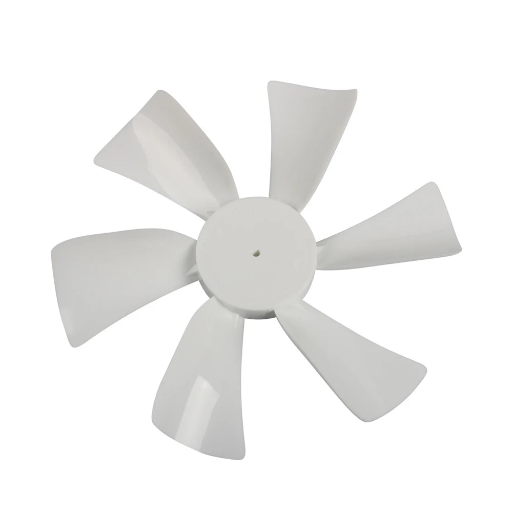 Replacement Vent Fan Blades 6 Blades RV Bathroom Vent Fan Motor Exhaust Fan for Elixir Ventline 12 Volt Motor Roof Vent
