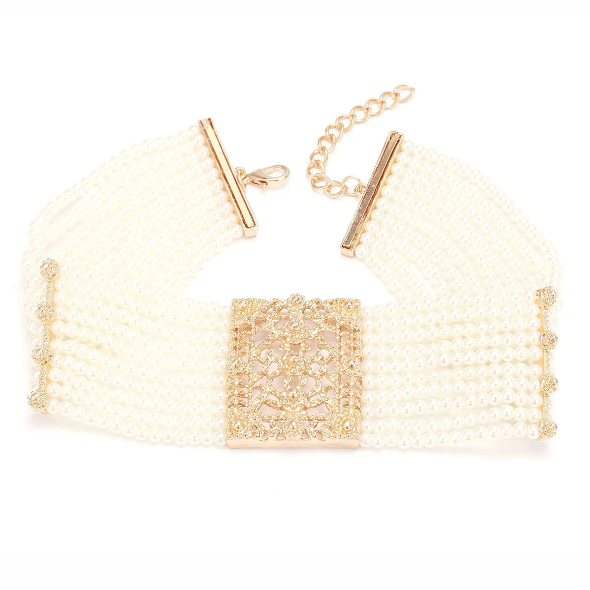 Bohemia Multi-layer Imitation Pearls Choker Necklaces for Women Fashion Jewelry Bridal Wedding Party Accessories 2026