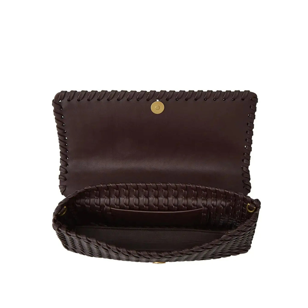 Luxury Designer Pu Leather Wowen Clutch Bag for Women Vintage Flap Shoulder Crossbody Bags Trend Underarm Bag Lady Handbags 2025