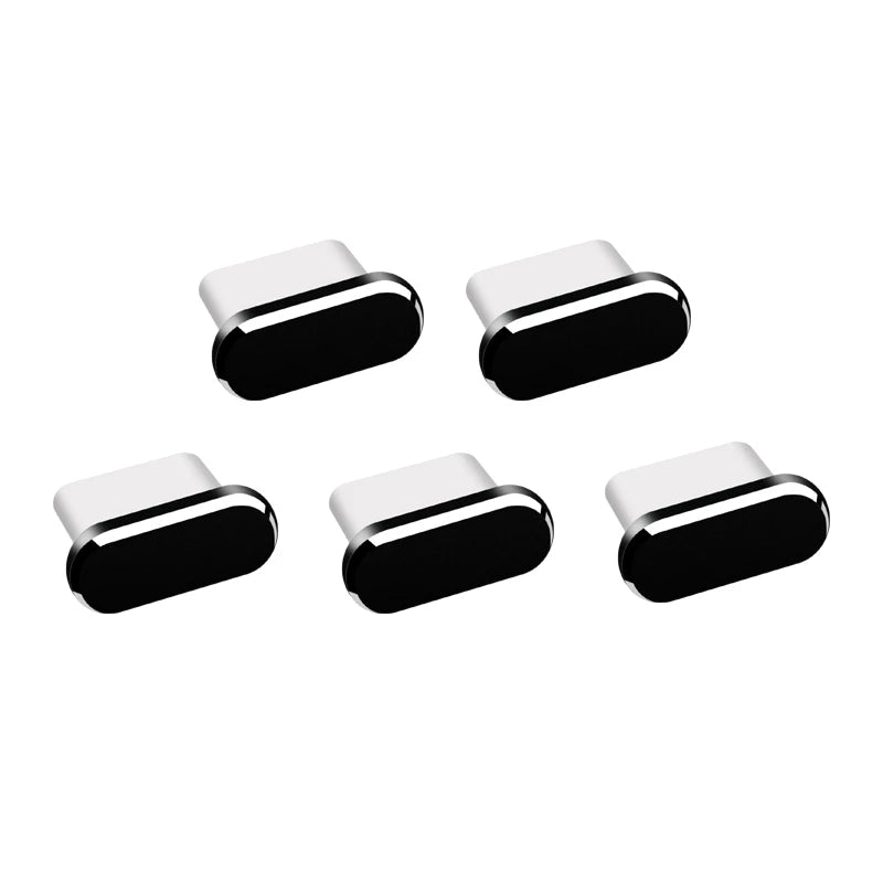1-5Pcs Metal USB Type C Dust Plug for iPhone 18 17 16 Pro Max 18PM Mobile Phone Type-C Charging Port Protector Cover Cap Stopper