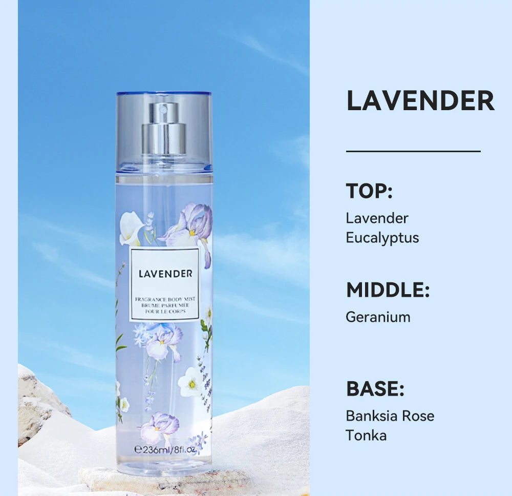 8 Fl.oz/236ml Hair & Body Mist for Women, Floral Fragrance Mist, Fresh Body Spray, Long-Lasting Perfume, Perfect for Daily Use