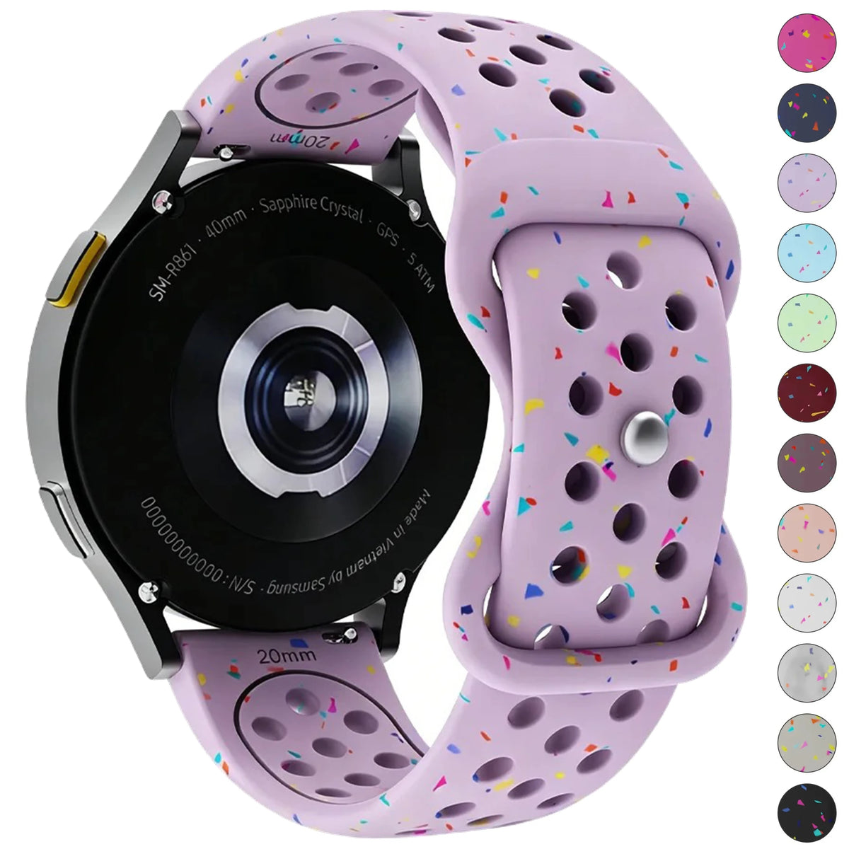 18mm 20mm 22mm Silicone Strap for Garmin Forerunner 70 170 165 265 570 47/42mm Venu 4 41/45mm Bracelet Garmin Active 6 5 Correa