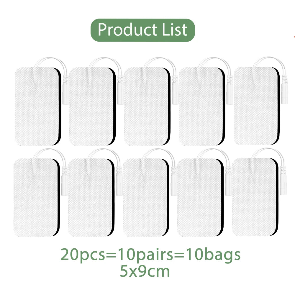 10/20/50/100PCS TENS Non-woven Electrode Pads For Acupuncture Massager Electrodes Patch Pulse EMS Muscle Stimulator Sticker