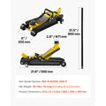 SucceBuy 2.5 Ton Floor Hydraulic Jack Pneumatic Low Profile Floor Jack Heavy-Duty Steel Floor Jacks with Single Piston Lift Pump