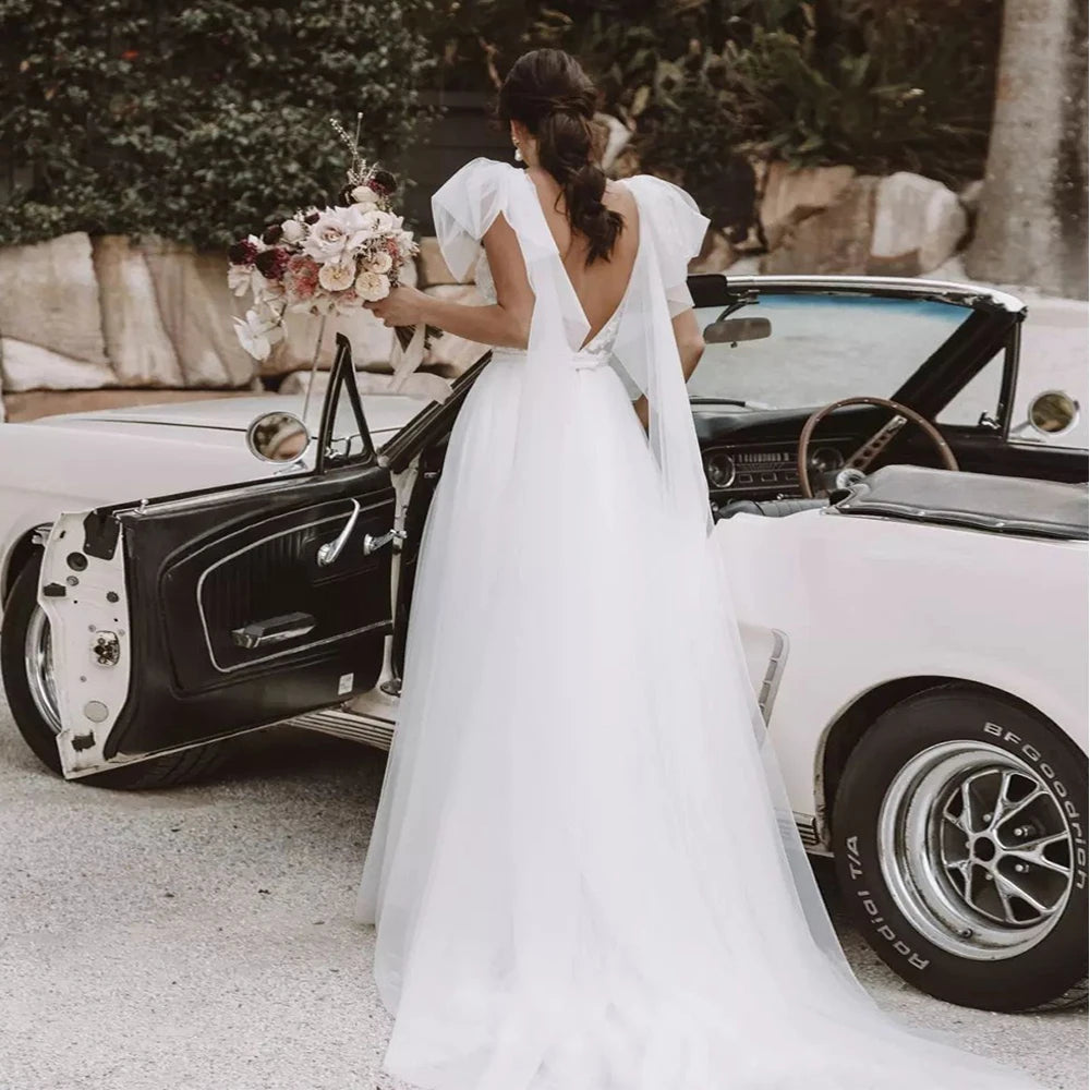 1 Pair Bridal Wings Veil Wedding Veil Removable Sleeve Bride Shoulders Cover Shawl Bride Party Accessories Bolero VPG06