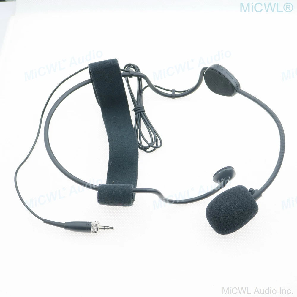 Black ME3 Big Cardioid Dynamic Headwear Microphone For Sennheiser G3 G4 Wireless BeltPack Transmitter Headset HeadMic
