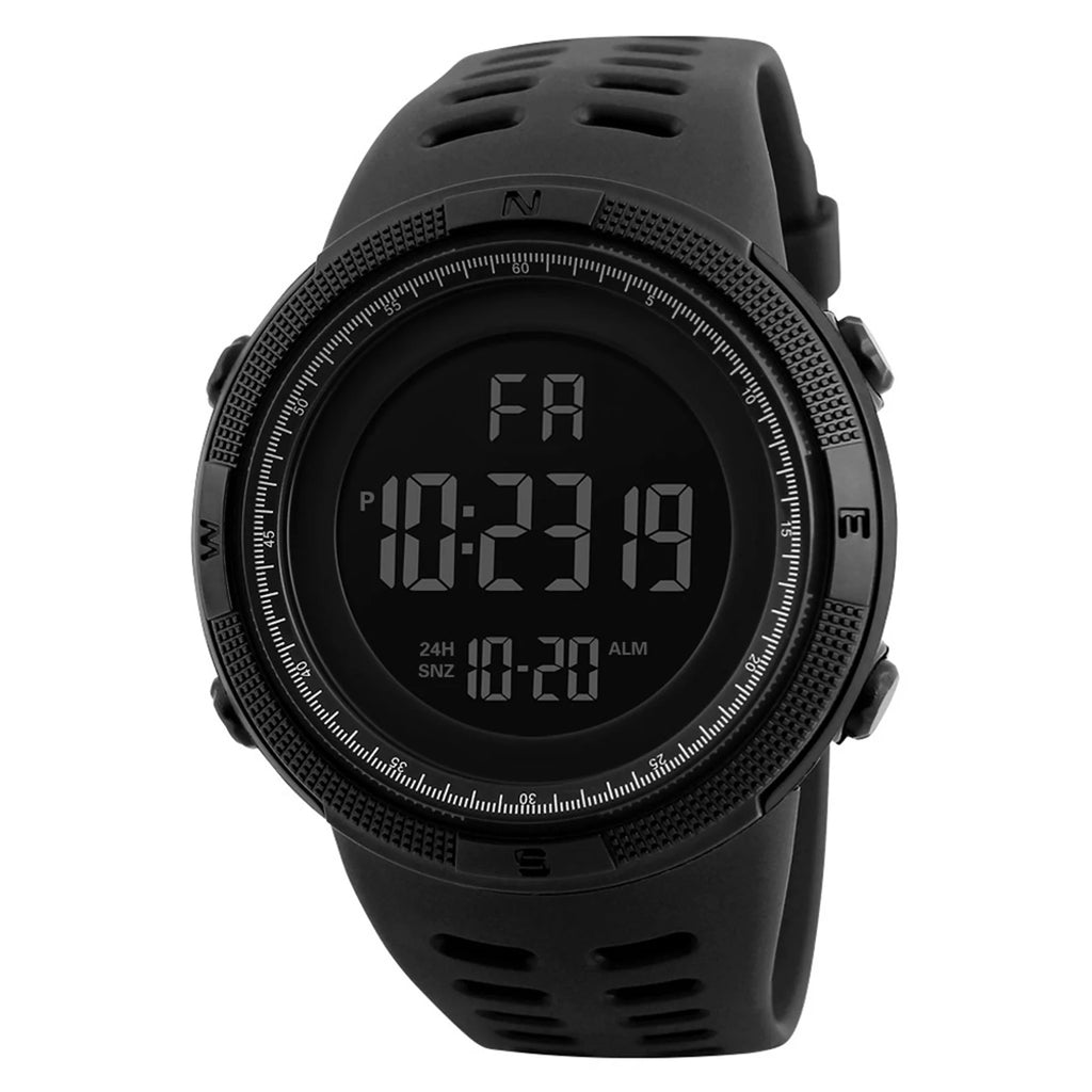 Men Digital Sports Watch Waterproof Casual Luminous Stopwatch Alarm Simple Army Watch for Running Climbing Fishing