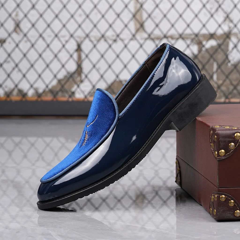 Formal Loafers Shoes for Man Embroidery Designer Wedding Dress Menswear Shoes Office Loafers Mocassin Homme Scarpe Uomo Eleganti