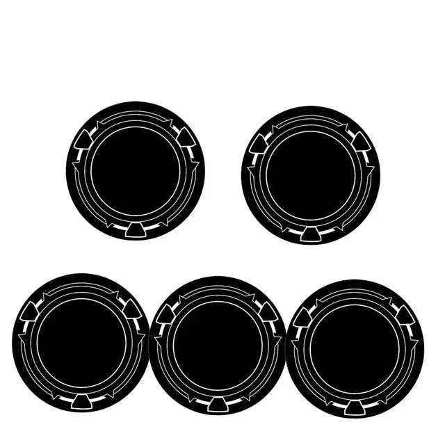 New 6cm Metal Plate Ring For Magsafe Magnetic Car IPad Holder Radiator Iron Sheet Sticker For IPad / Tablet PC
