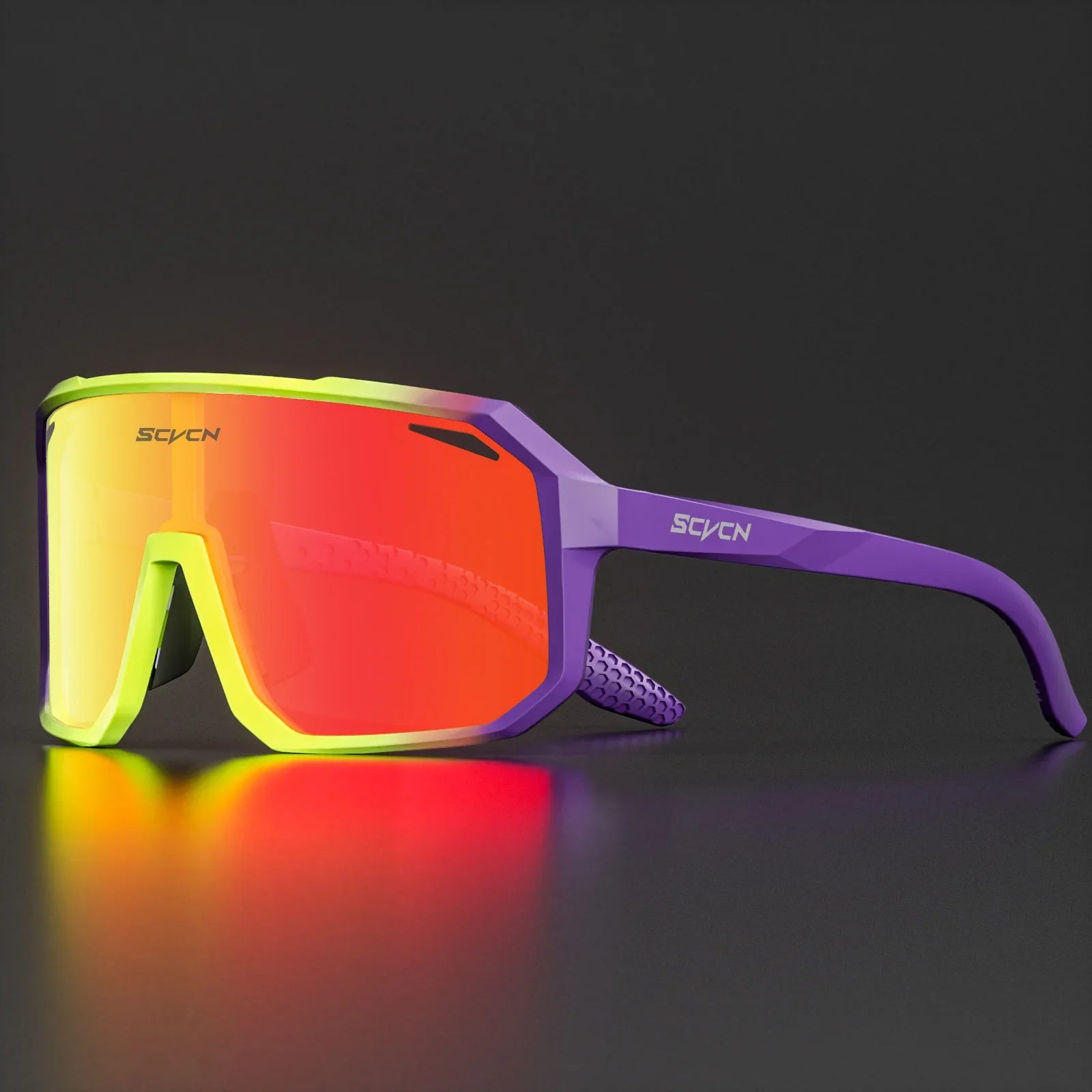 SCVCN New Cycling Sunglasses Men Road Driving Bike Glasses Outdoor Sports Mountain Climbing Women Bicycle Cycling UV400 Goggles